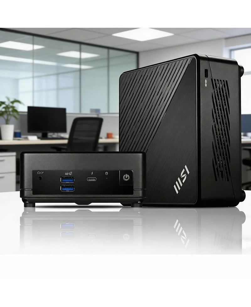 Msi Cubi 5 Mini Desktop Intel Core i5 16GB Ram Intel Uhd Graphics 1TB Ssd Storage Windows 11 Pro