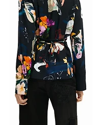 Desigual Women's Shirt Collage Tie