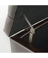 Rainsken Pu Storage Ottoman Bench