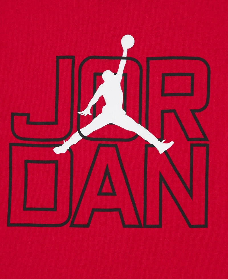 Jordan Boys' 4-7 Rookie Season T-Shirt and Shorts, 2-Piece Set