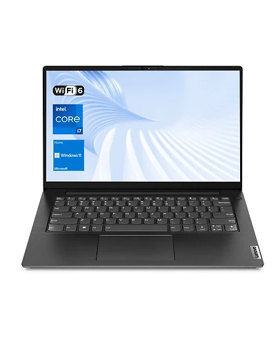 Lenovo V-Series V14 14" Traditional Laptop Intel Core i7 16GB Ram Intel Uhd Graphics 512GB Ssd Storage Windows 11 Home 60Hz - Black
