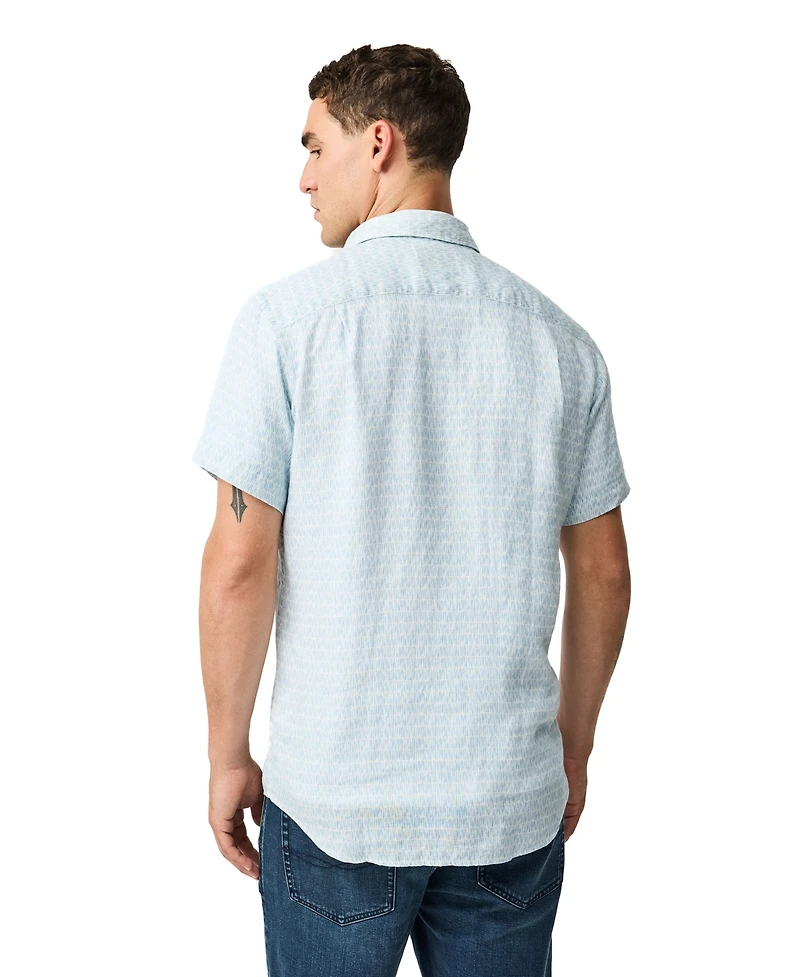 Rodd & Gunn Men's Glenene Short Sleeve Sport Fit Linen Shirt