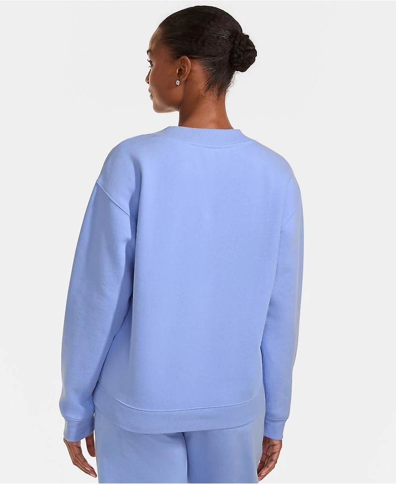 Lands' End Women's Long Sleeve Serious Sweats V-neck Sweatshirt