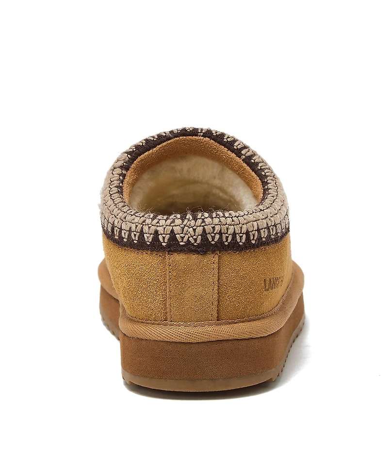 Lands' End Girls Suede Hearth Slippers
