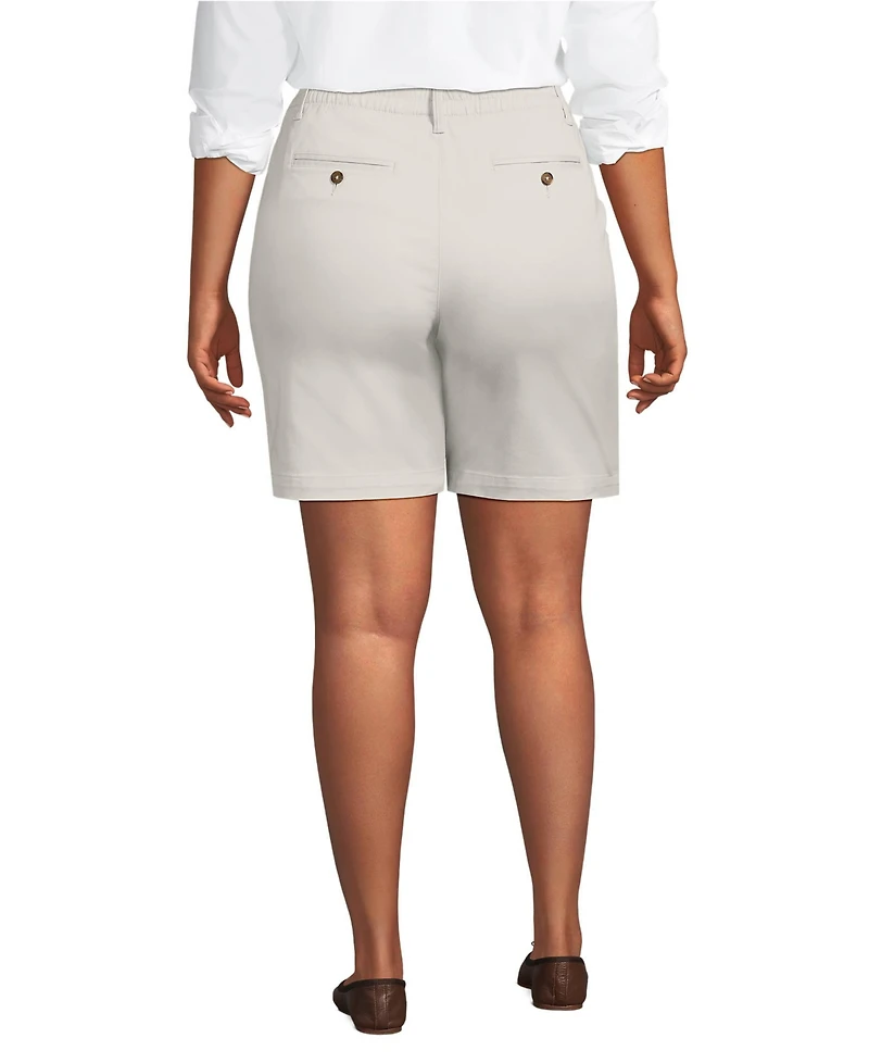 Lands' End Women's Classic 7" Chino Shorts