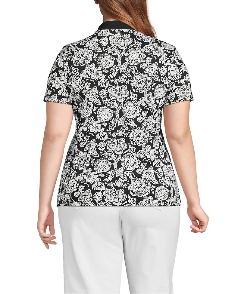 Lands' End Plus Supima Cotton Polo Shirt