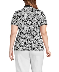 Lands' End Plus Supima Cotton Polo Shirt