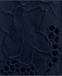 Lands' End Women's Voile Eyelet Maxi Skirt