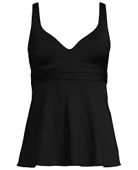 Lands' End Women's Sweetheart Belted Flutter Tankini