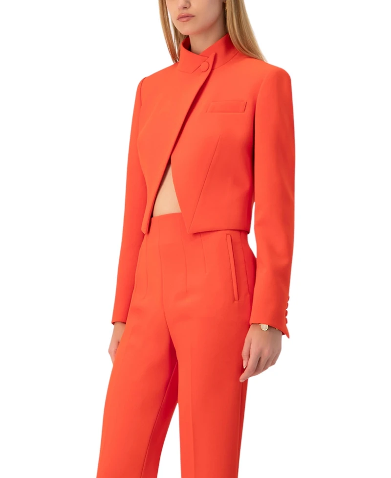 Ivonne Women's Short Crossed Blazer