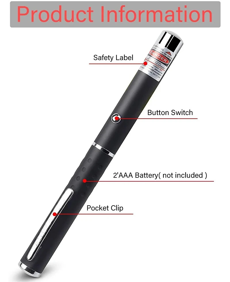 Zeus and Ruta 3 Pack Laser Pointer Pen For Cats With Green Blue Red Light Visible Beam Interactive Pet Toy Gift