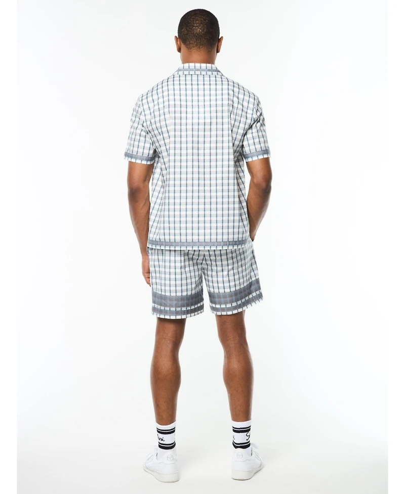 Sergio Tacchini Men's Quadretto Cabana Shirt