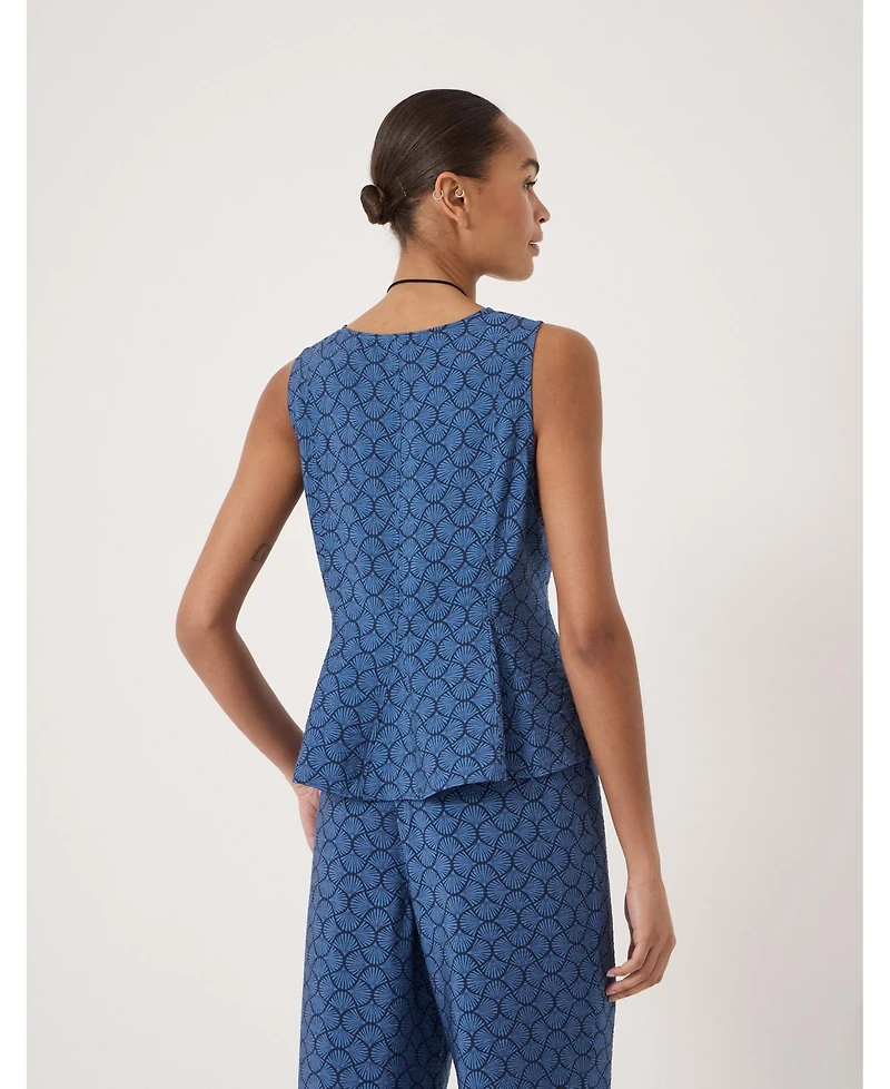 Hush Women's Sybil V-Neck Air Flow Godet Top