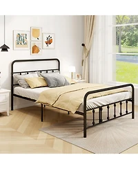 Gouun Full Metal Platform Bed Frame with Storage Drawers and Headboard