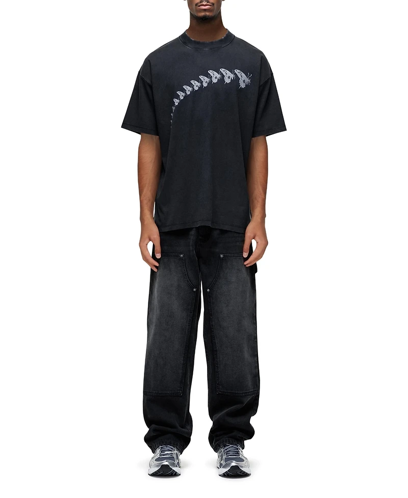 Good For Nothing Men's Drift Washed Printed T-Shirt