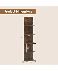 Gouun 5-Tier Wall Mounted Floating Shelf Unit