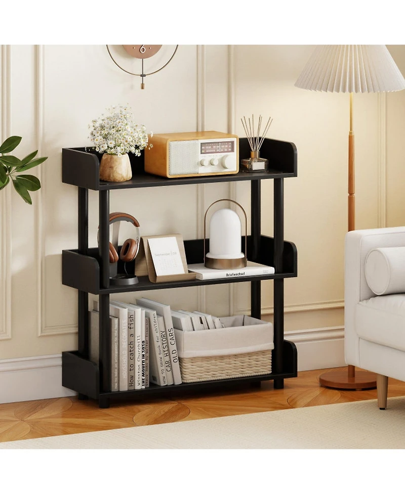 Gouun 3-Tier Industrial Bookshelf with Anti-Tipping Kit