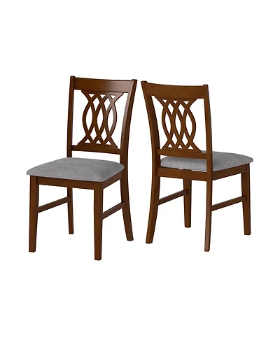 Sugift Dining Chairs Set of Two with Padded Seats for Home
