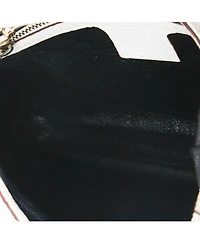 Pre-Owned Gucci White Grained Leather Small Jackie Hobo