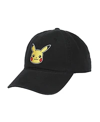 Pokemon Men's Pikachu Washed Cotton Twill Dad Cap