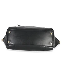 Pre-Owned Celine Black Supple Shiny Lambskin Medium New Luggage