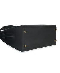 Pre-Owned HERMES Black Epsom Kelly Sellier 28 Ghw