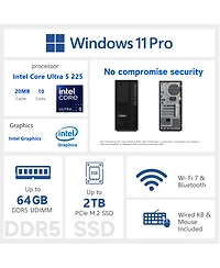 Lenovo ThinkStation P2 Workstation Desktop Intel Core Ultra 5 32GB Ram Intel Graphics 2TB Ssd Storage Windows 11 Pro