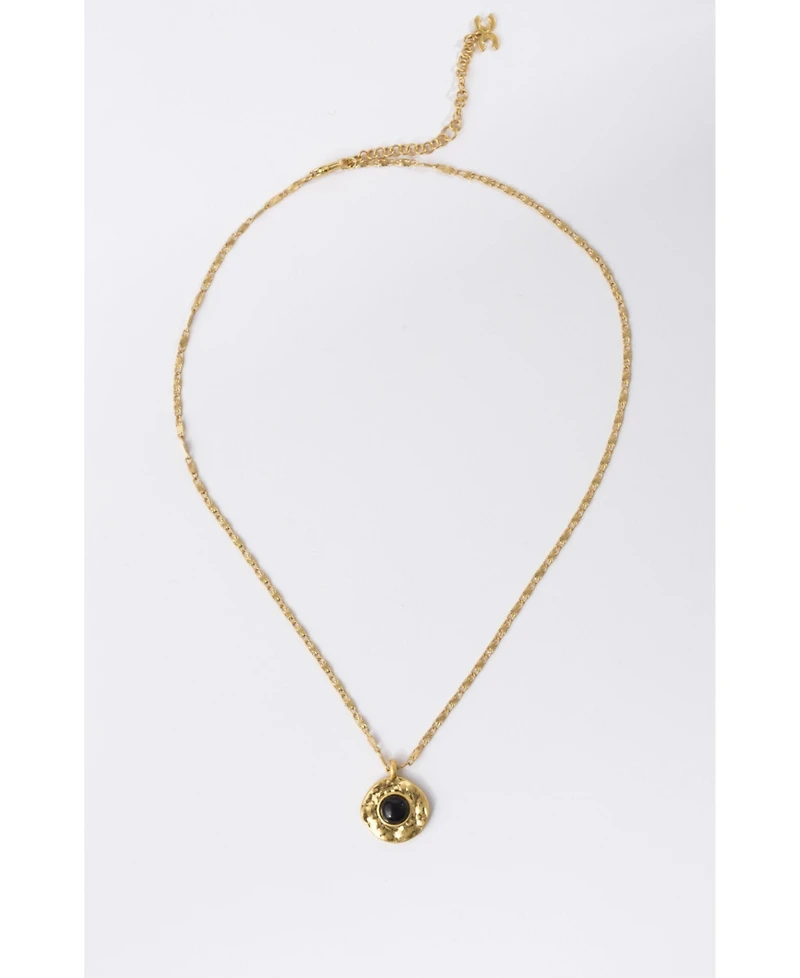 Classicharms Roaming Venus crystal Molten Pendant Necklace Onyx