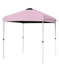 Gouun 6.6 x 6.6 ft Outdoor Pop Up Canopy Tent with Roller Bag and Four Weight Bags