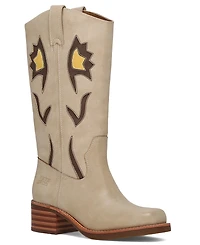 Frye and Co. Women's Miranda 10 Flower Slip-On Tall Boots