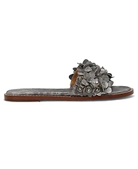 Frye and Co. Women's Bucky Flower Slide Sandals