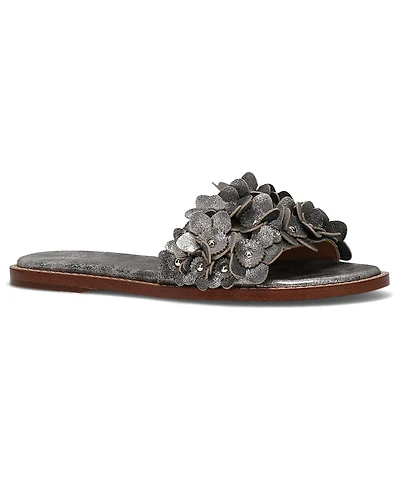 Frye and Co. Women's Bucky Flower Slide Sandals