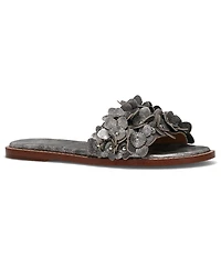 Frye and Co. Women's Bucky Flower Slide Sandals