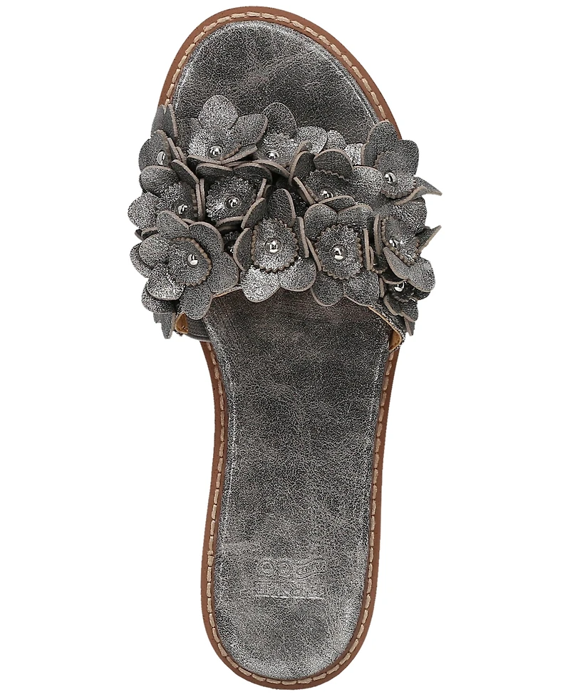 Frye and Co. Women's Bucky Flower Slide Sandals
