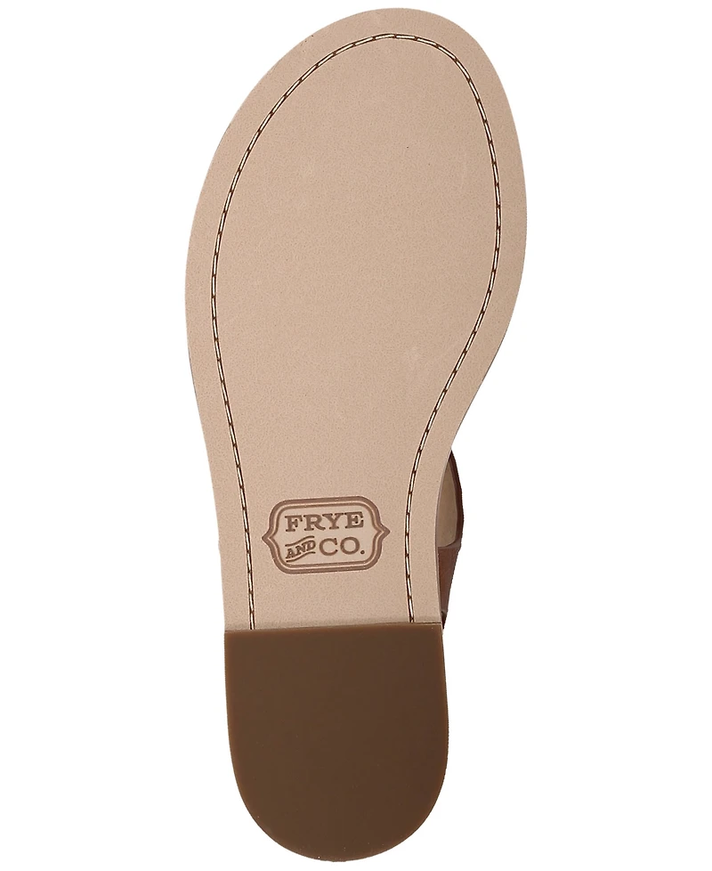 Frye and Co. Women's Bucky T-Strap Round Toe Sandals