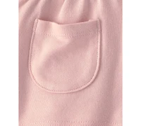 Carter's Baby Girls' Floral Ruffle Top and Shorts, 2-Piece Set