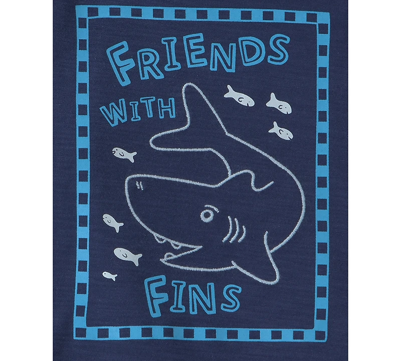 Carter's Baby Boys' Shark Tank Top and Shorts, 2-Piece Set