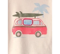 Carter's Baby Boys' Beach Surf Top, Bodysuit and Shorts, 3-Piece Set