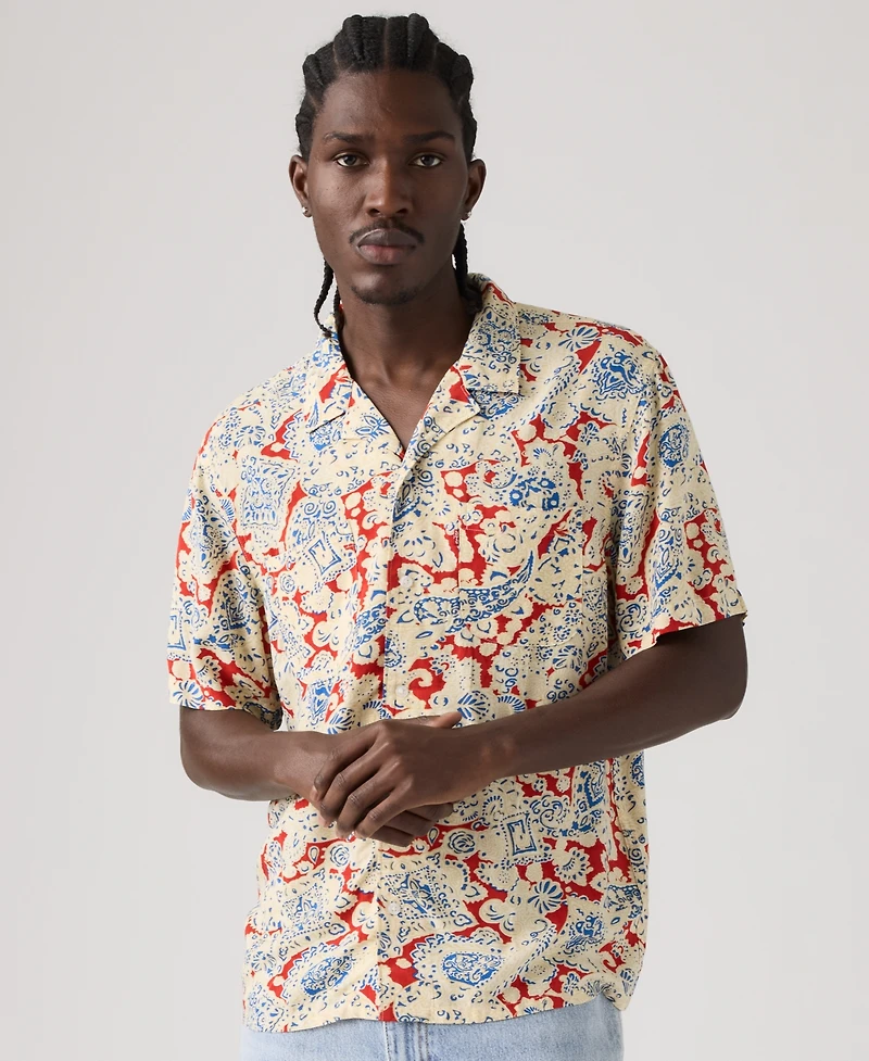 Levi's Men's Relaxed-Fit Camp Collar Shirt