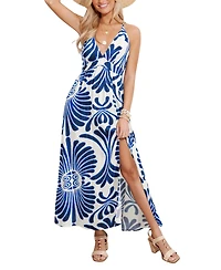 Cupshe Women's Main Feed Ornate Maxi Beach Dress