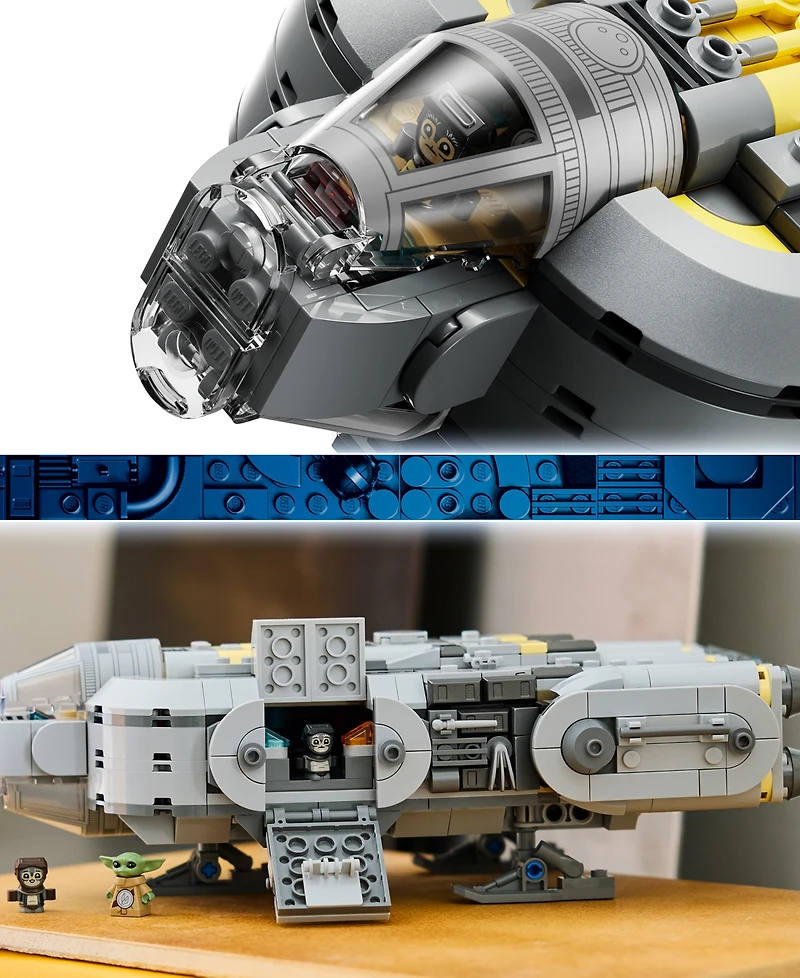 Lego Star Wars: The Mandalorian and Grogu Anzellan Starship 75445 Building Set, 701 Pieces