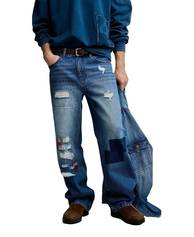 Desigual Men's Patched jeans