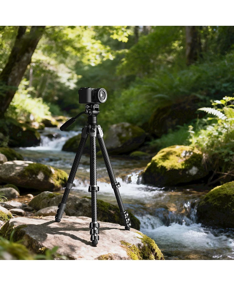 SmallRig AP255Pro 5-Section Carbon Fiber Portable Video Tripod