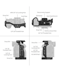 SmallRig Full Camera Cage for Sony Alpha 1 Ii / Alpha 9 Iii