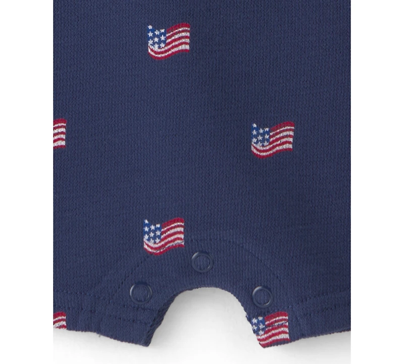 Cater's Baby Boys' American Flag Sleeveless Romper