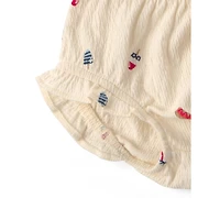 Carter's Baby Girls' Fourth of July Top and Shorts, 2-Piece Set