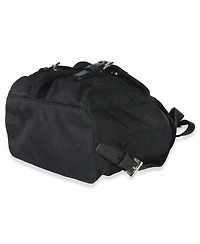 Pre-Owned Prada Black Re-Nylon Small Drawstring Backpack