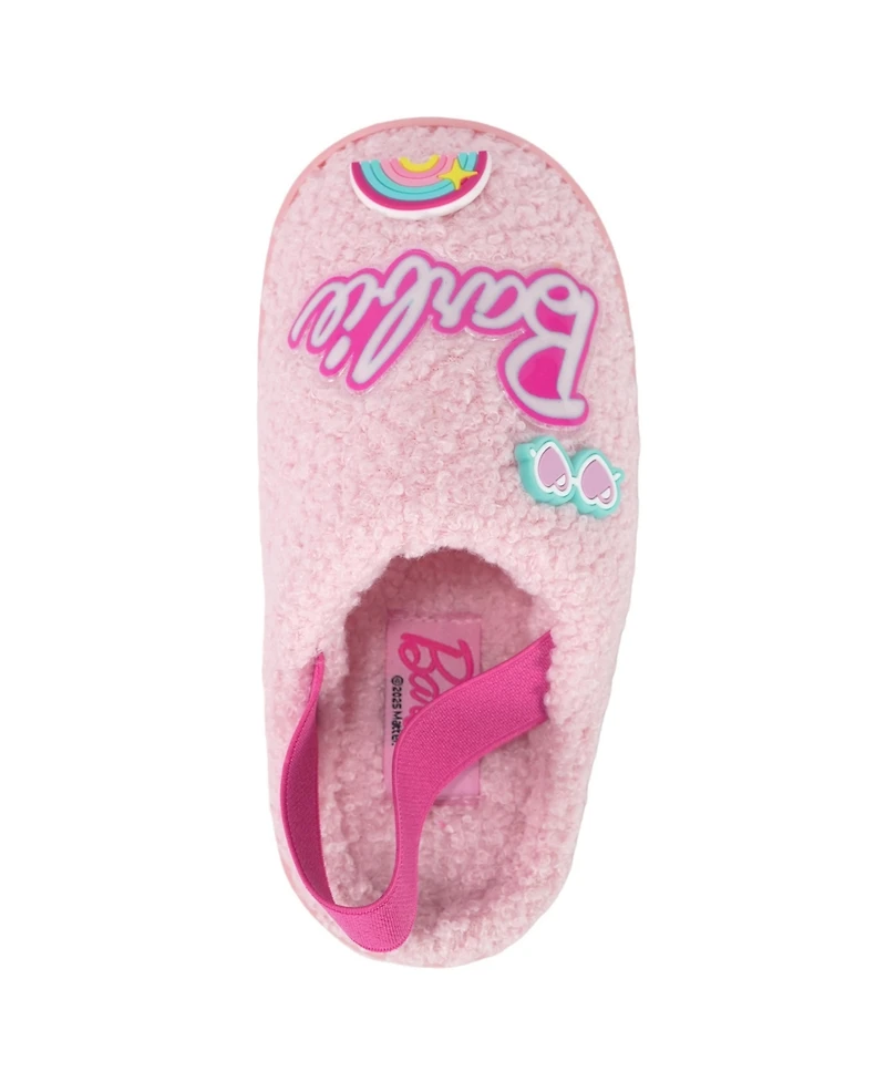 Barbie Toddler Faux Fur Slip-On Slippers