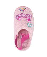 Barbie Toddler Faux Fur Slip-On Slippers