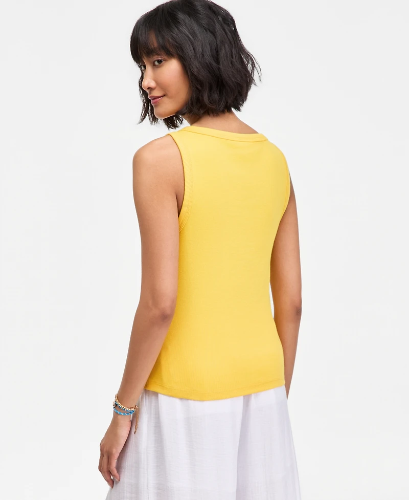 On 34th Women's Embroidered Boatneck Tank Top, Macy's Exclusive